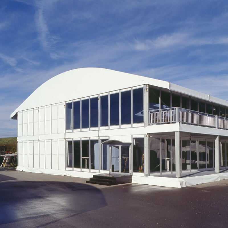 Two story tent cooling