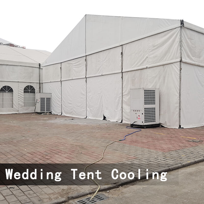 How to cool the wedding tent