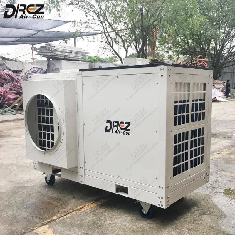 What are the characteristics of the DREZ tent air conditioner